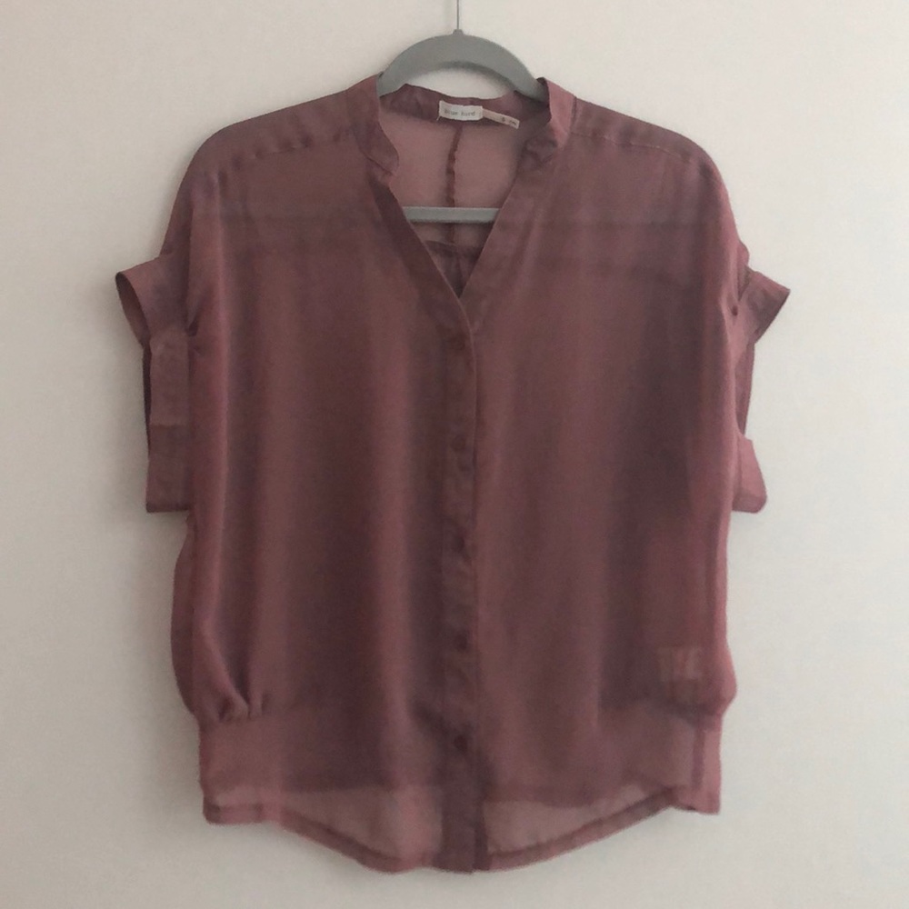 BLUE BIRD Sheer Blouse | Brown